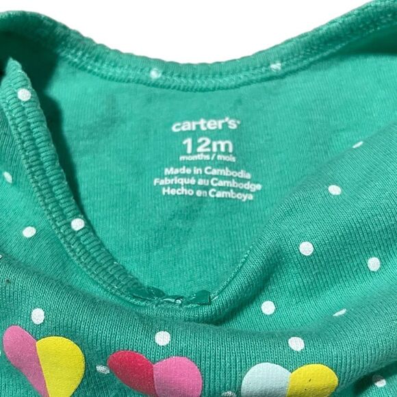 Carter’s Baby’s Lot of 2 one-pieces Size 12 months - Picture 5 of 6